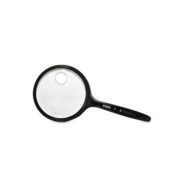 Sparco Products Sparco„¢ Hand-Held Magnifier, 2X Magnification with 4X Inset, 3.5" Diameter Lens, Acrylic SPR01876